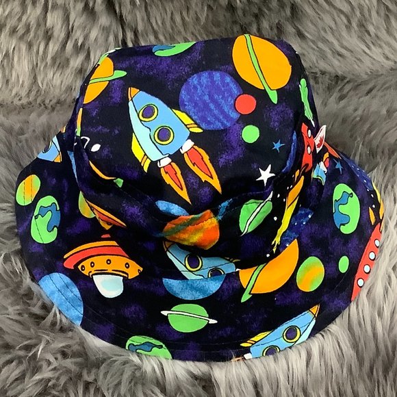 Snug As A Bug | Infant's Bucket Hat | Space - Picture 2 of 4